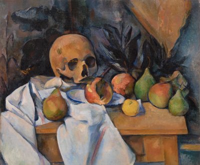 Stillleben mit Schädel, 1896-98 von Paul Cézanne